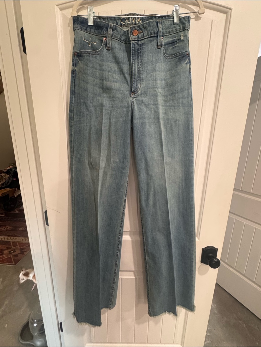 Kimes Ranch Light Blue Wide-Leg Jeans